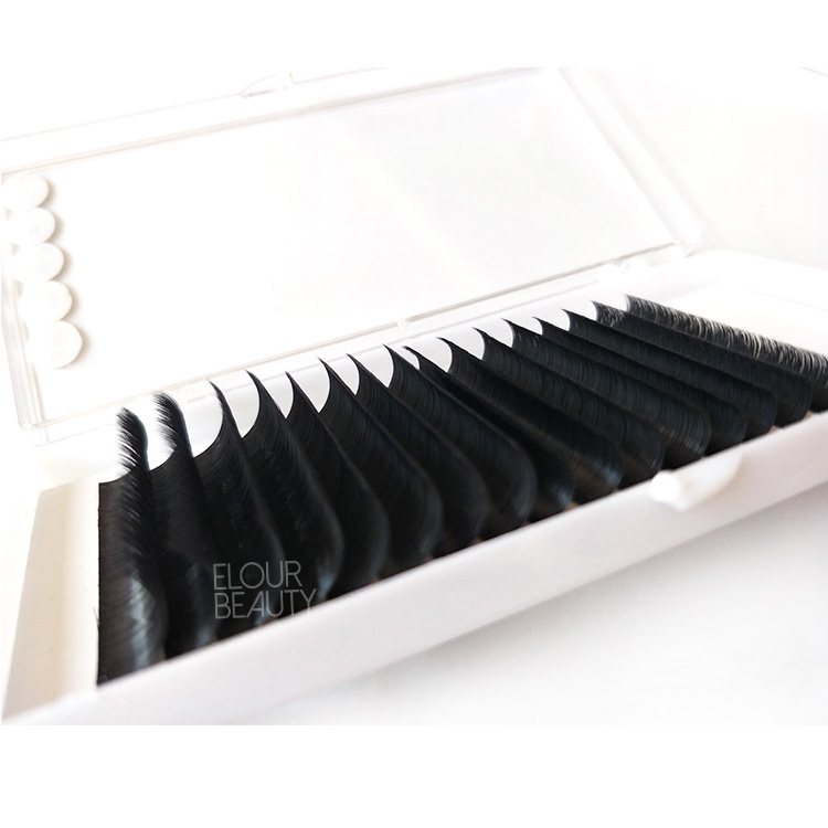 Elourlash Auto Easy Fan Eyelash Extensions private label wholesale EY13